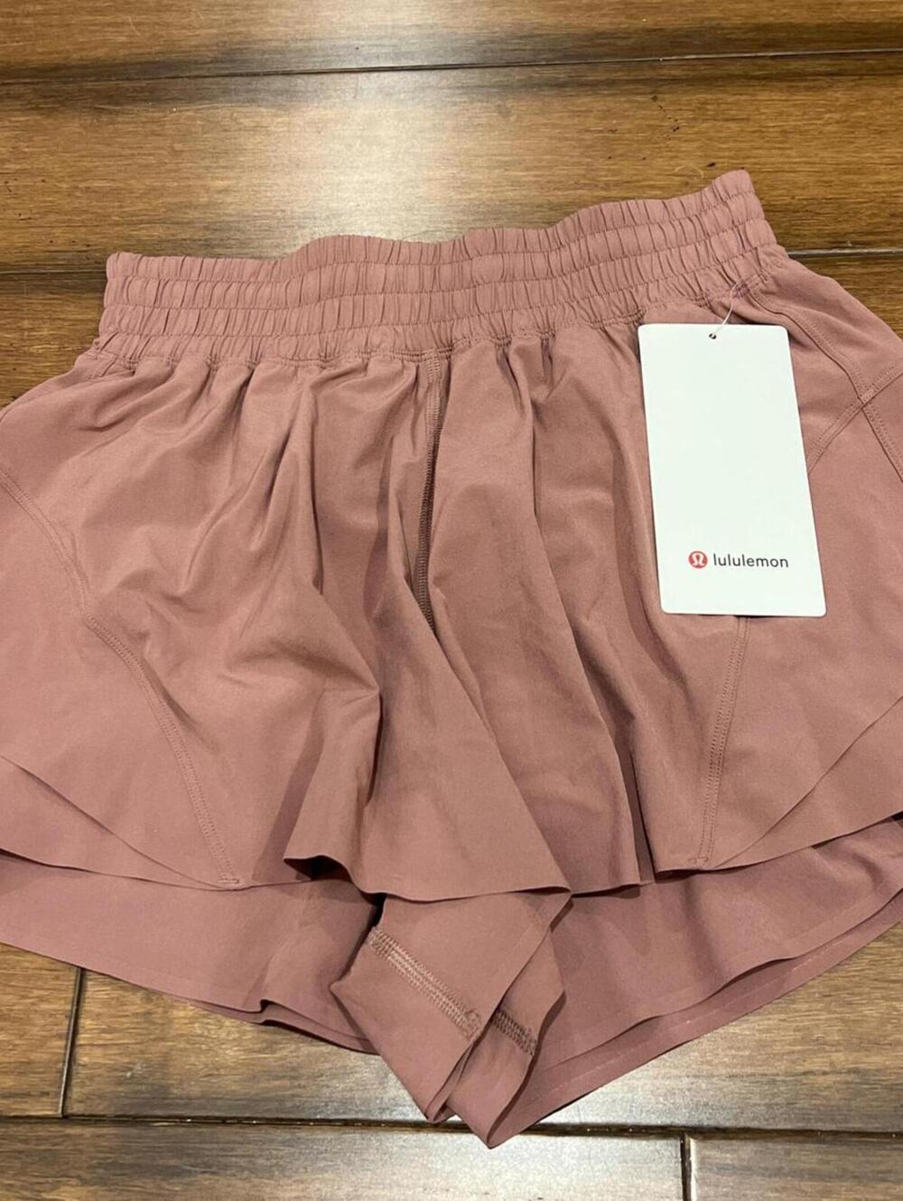 Lululemon Women's Pink and Brown Shorts